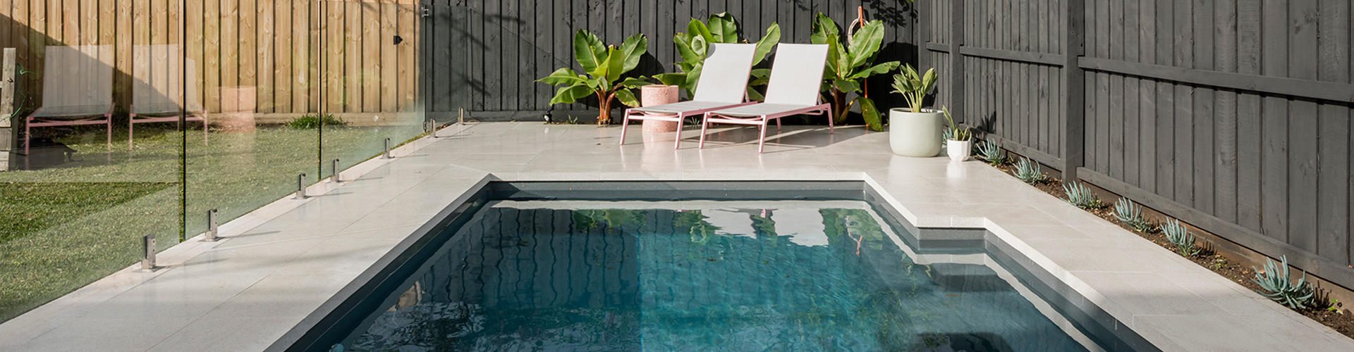 swimming pool with deck chairs Geelong West